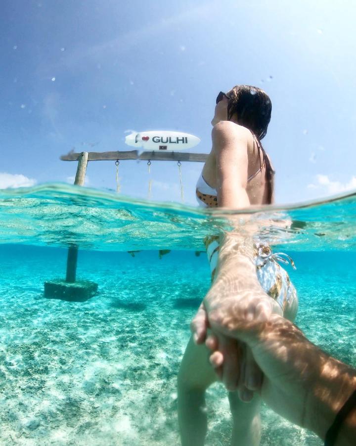 Beach Walk Villa Maldives Gulhi Exterior foto