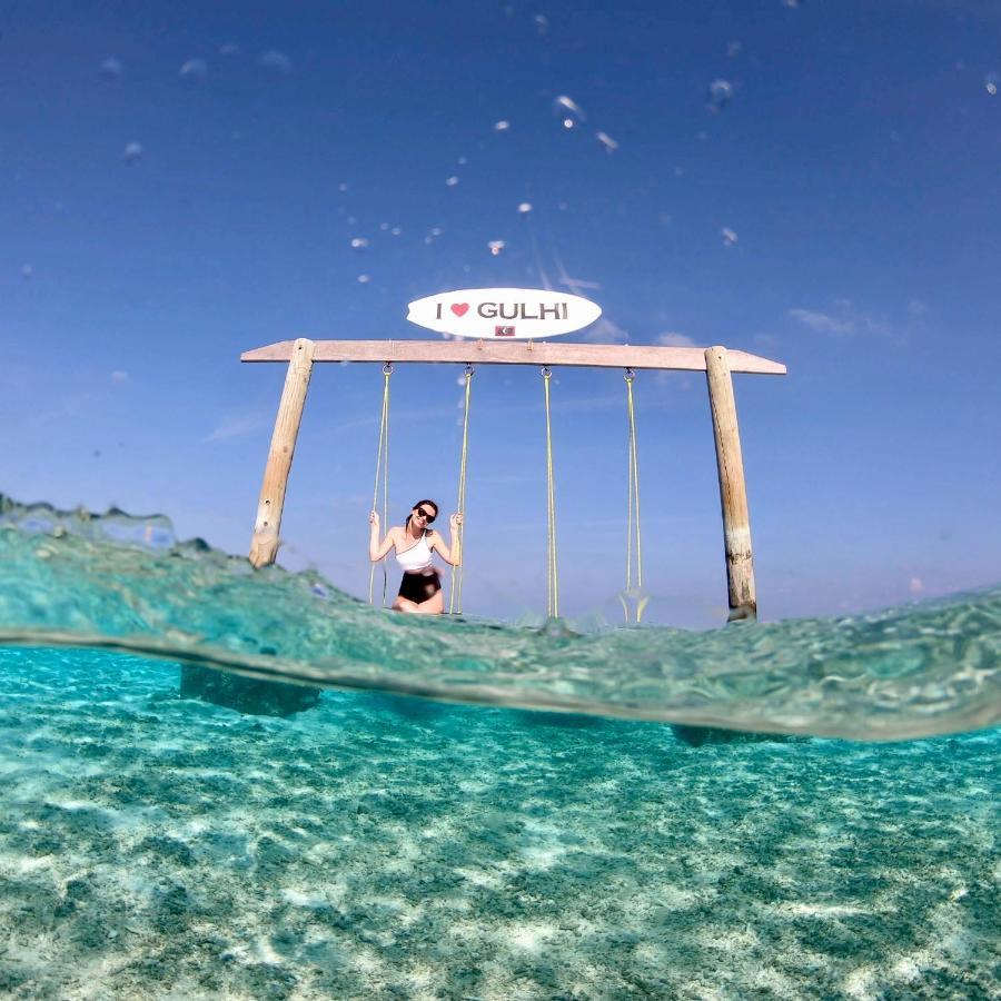 Beach Walk Villa Maldives Gulhi Exterior foto